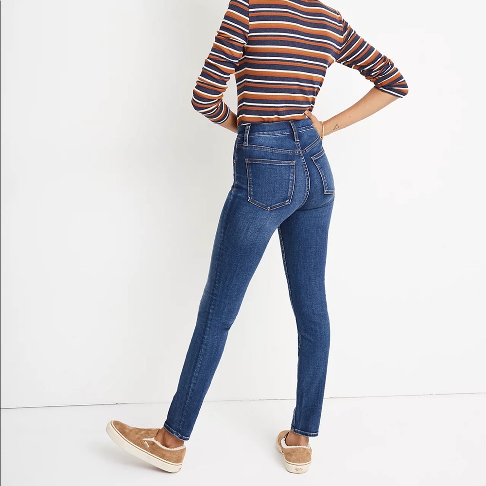 Madewell 10" High-Rise Skinny Jeans in Tarren Wash: THERMOLITE® Edition size 26